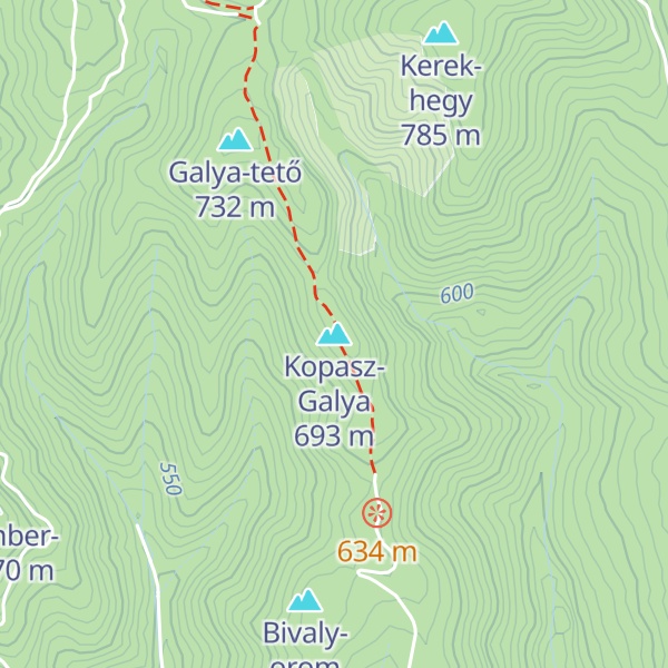 Map of Kopasz-Galya