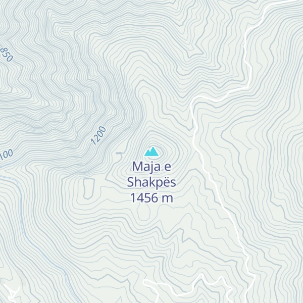 Map of Maja e Shakpës