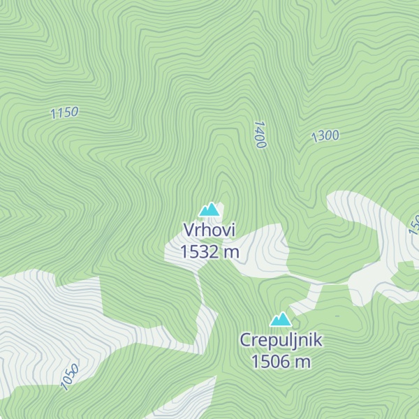 Map of Vrhovi