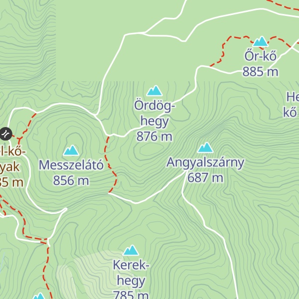 Map of Sándor-hegy