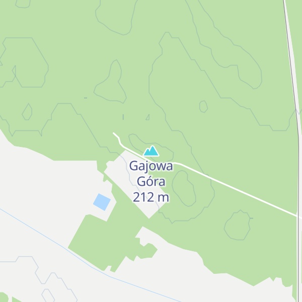 Map of Gajowa Góra