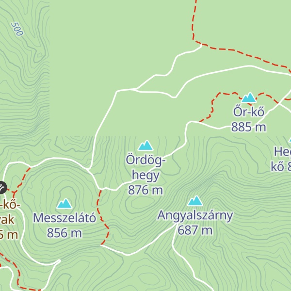 Map of Ördög-hegy