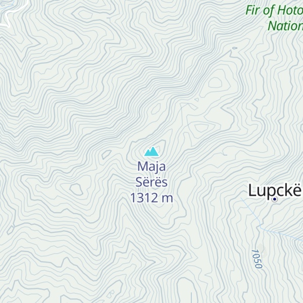 Map of Maja Sërës