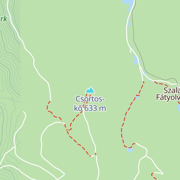 Map of Csortos-kő