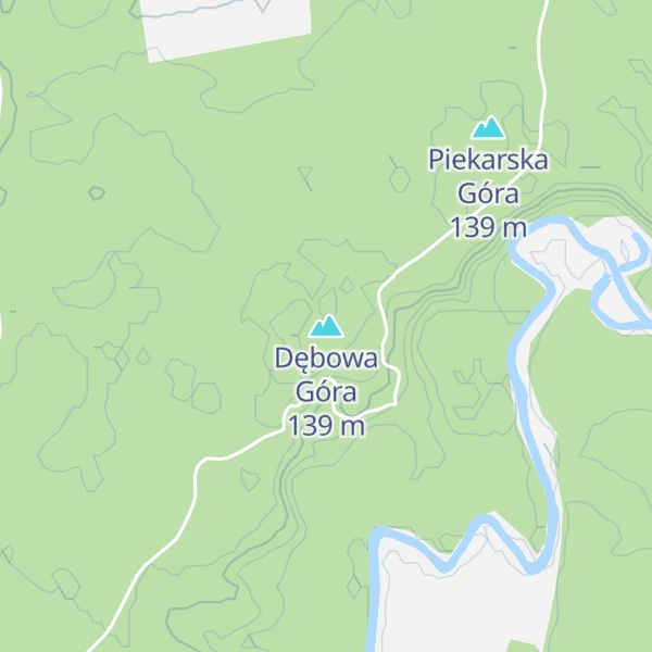 Map of Dębowa Góra