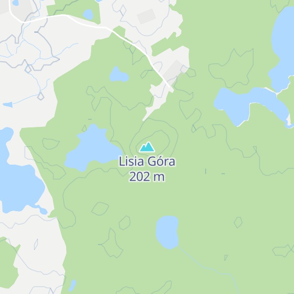Map of Lisia Góra