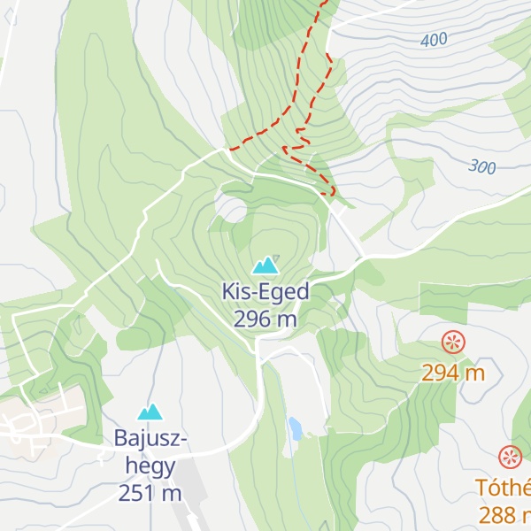 Map of Kis-Eged