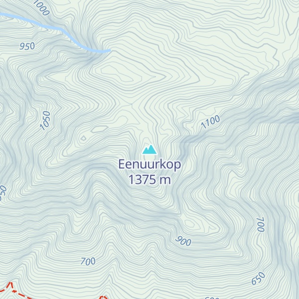 Map of Eenuurkop