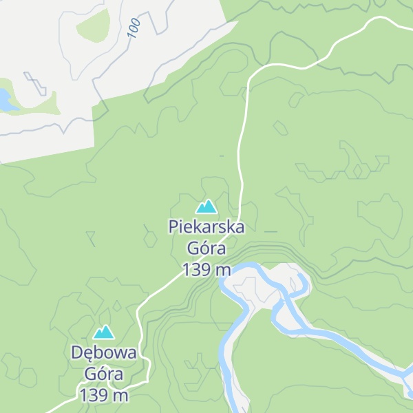 Map of Piekarska Góra