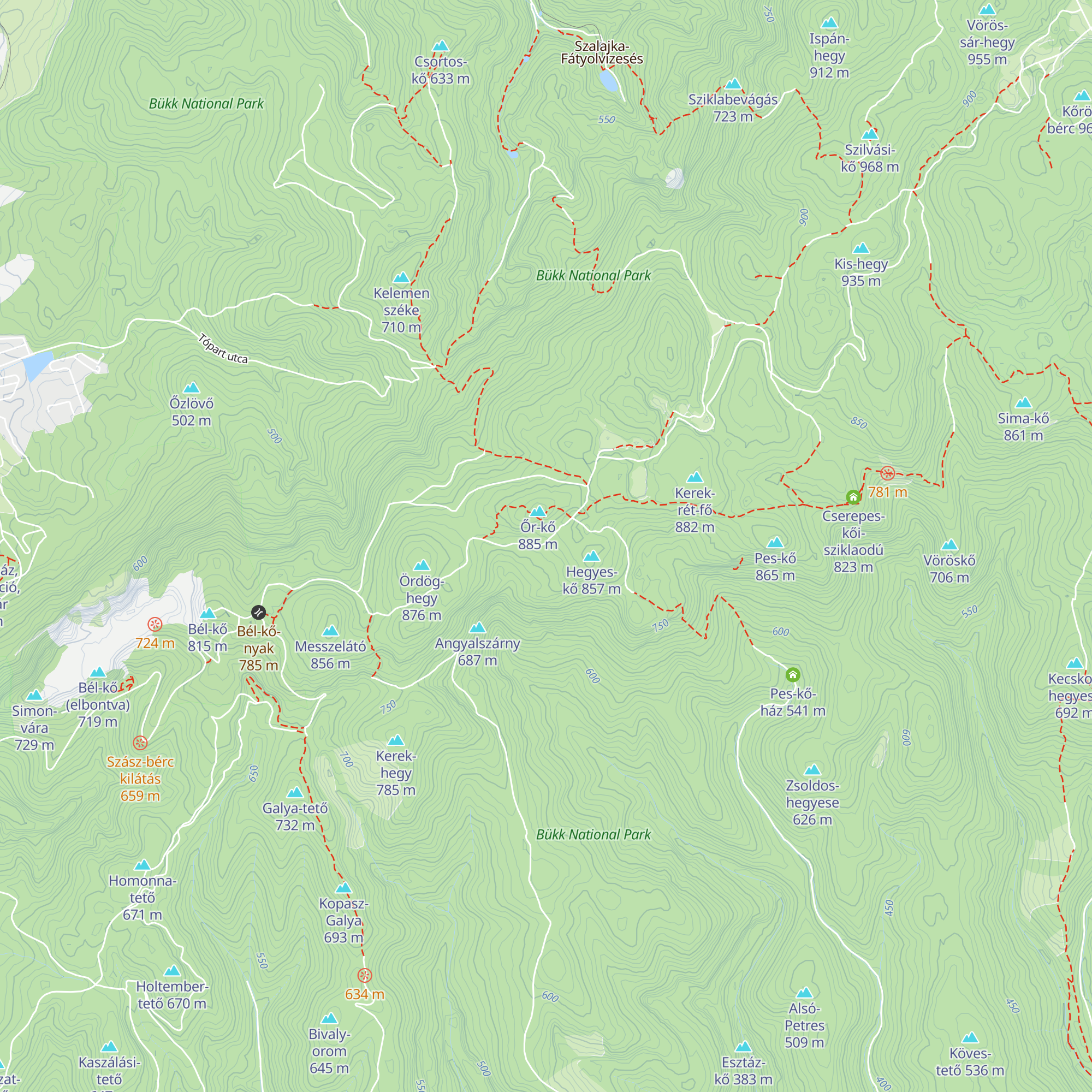 Őr-kő kulcsosház map