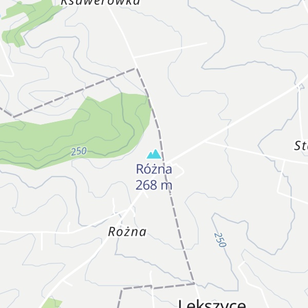 Map of Różna
