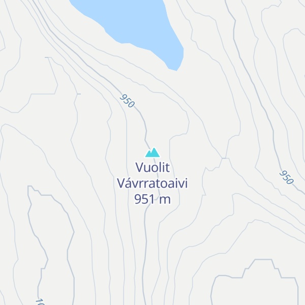 Map of Vuolit Vávrratoaivi