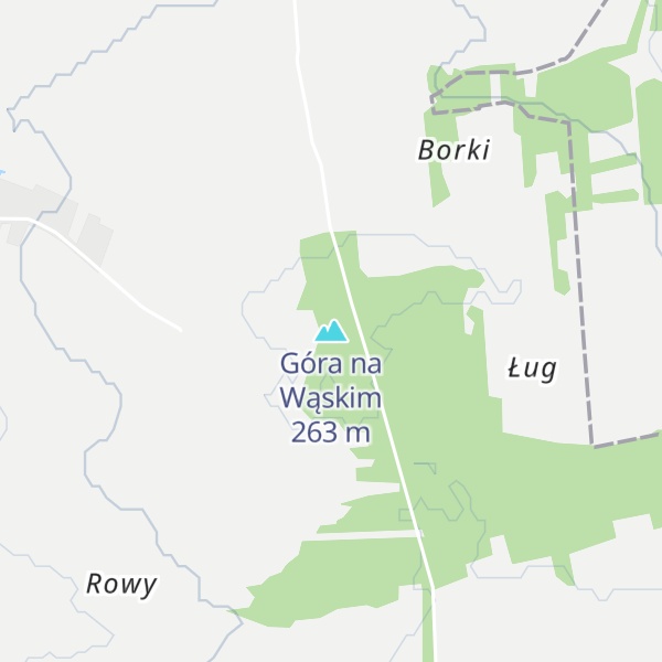 Map of Góra na Wąskim