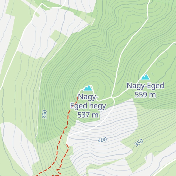 Map of Nagy-Eged hegy