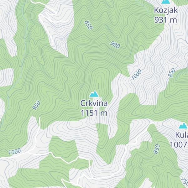 Map of Crkvina