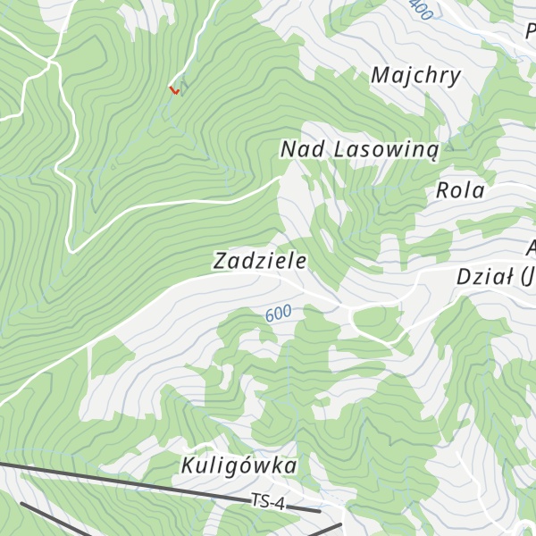 Map of Bacówka na Zadzielu