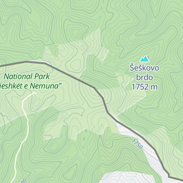 Map of Crvene vode