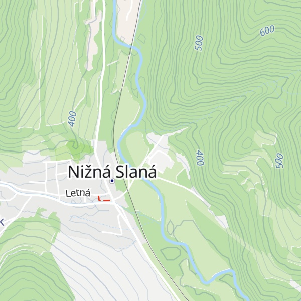 Map of Váha