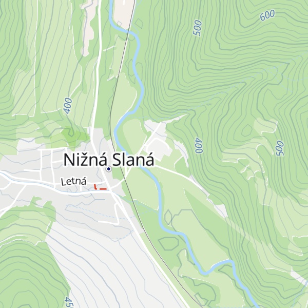 Map of Kravín