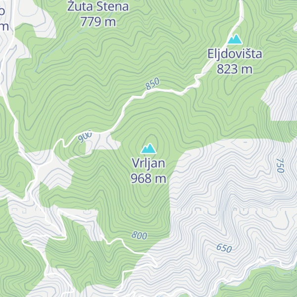 Map of Vrljan