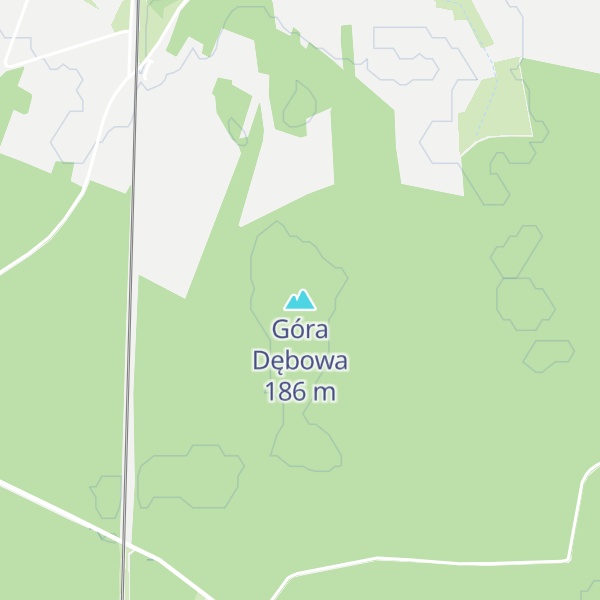 Map of Góra Dębowa