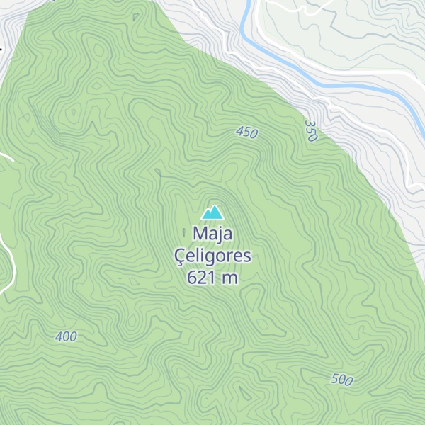 Map of Maja Çeligores