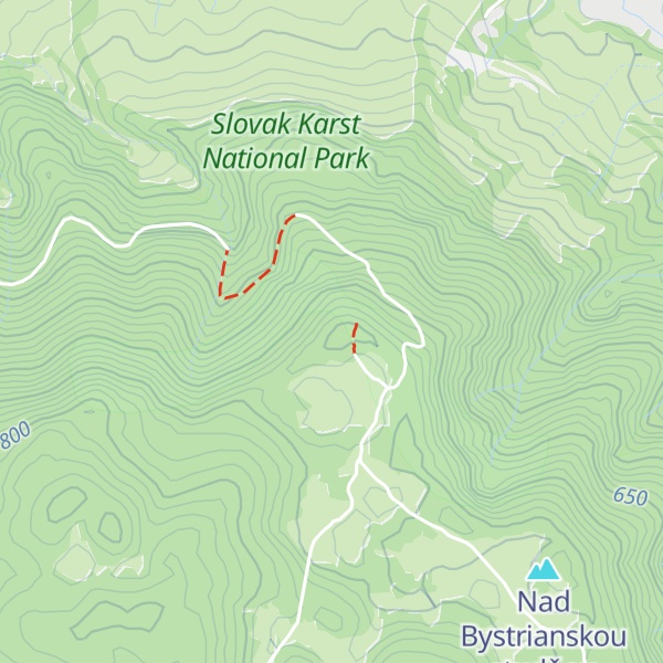 Map of Gerlašská skala