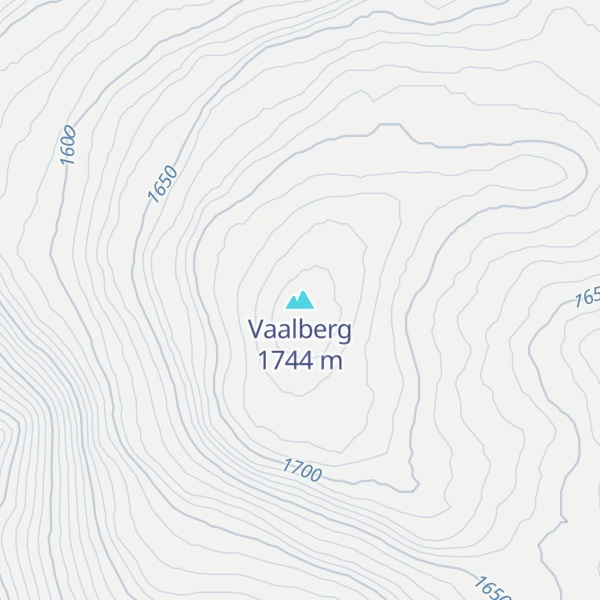 Map of Vaalberg