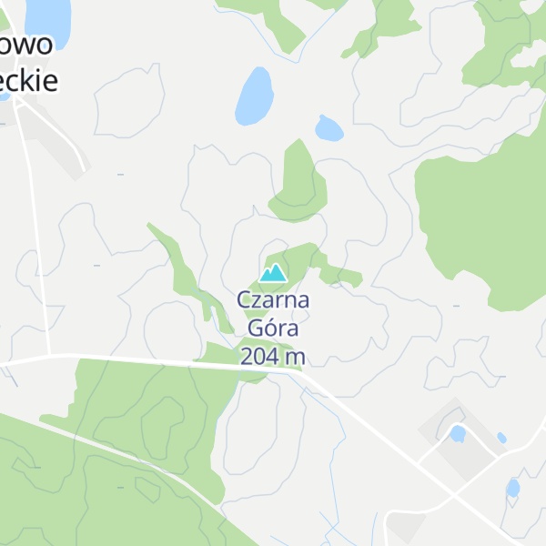 Map of Czarna Góra