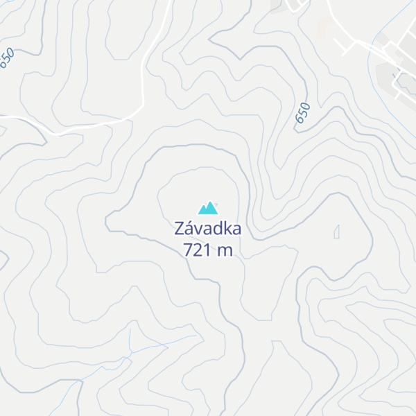 Map of Závadka