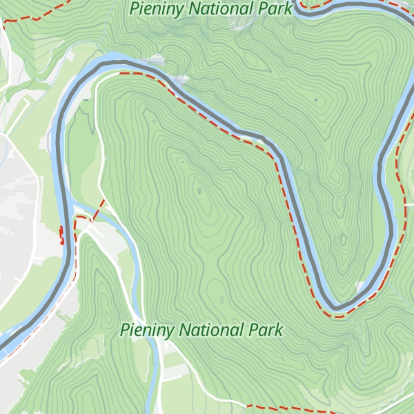 Map of Kláštorná hora