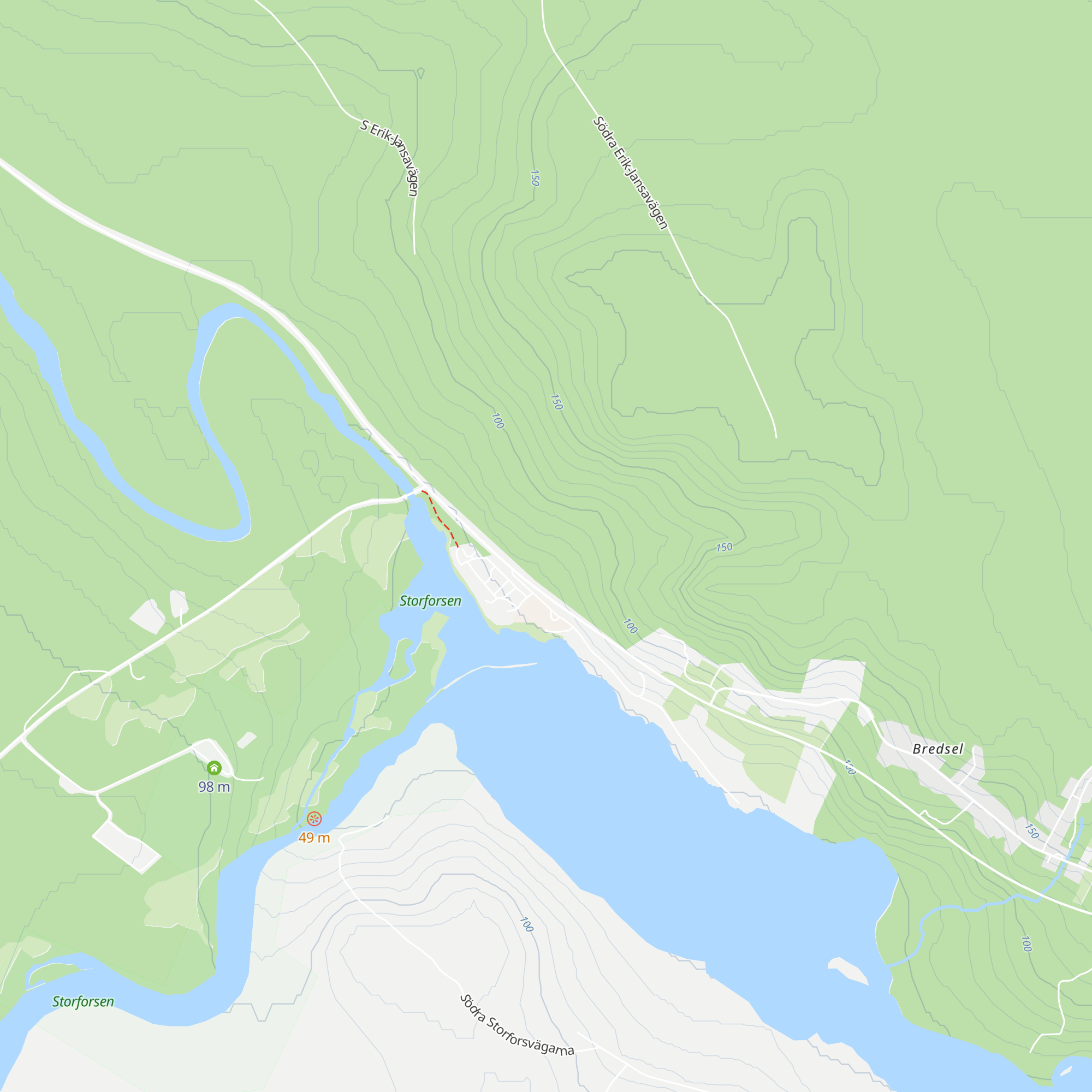 Fredriks Stuga map