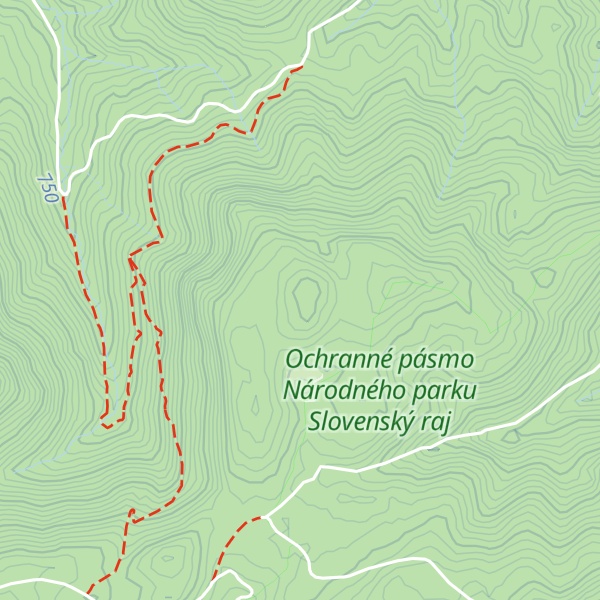 Map of Holý kameň