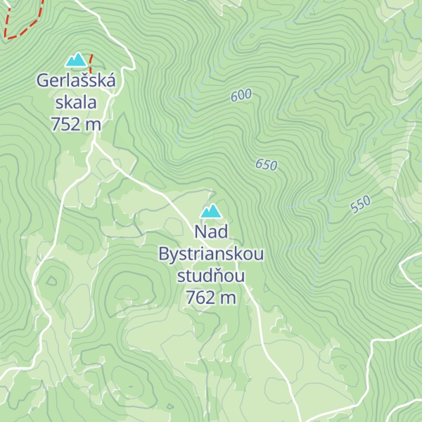 Map of Nad Bystrianskou studňou