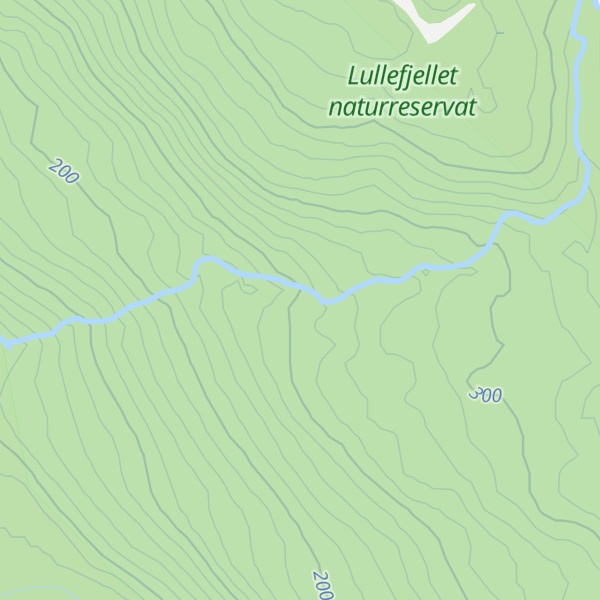 Map of Lullefjellet