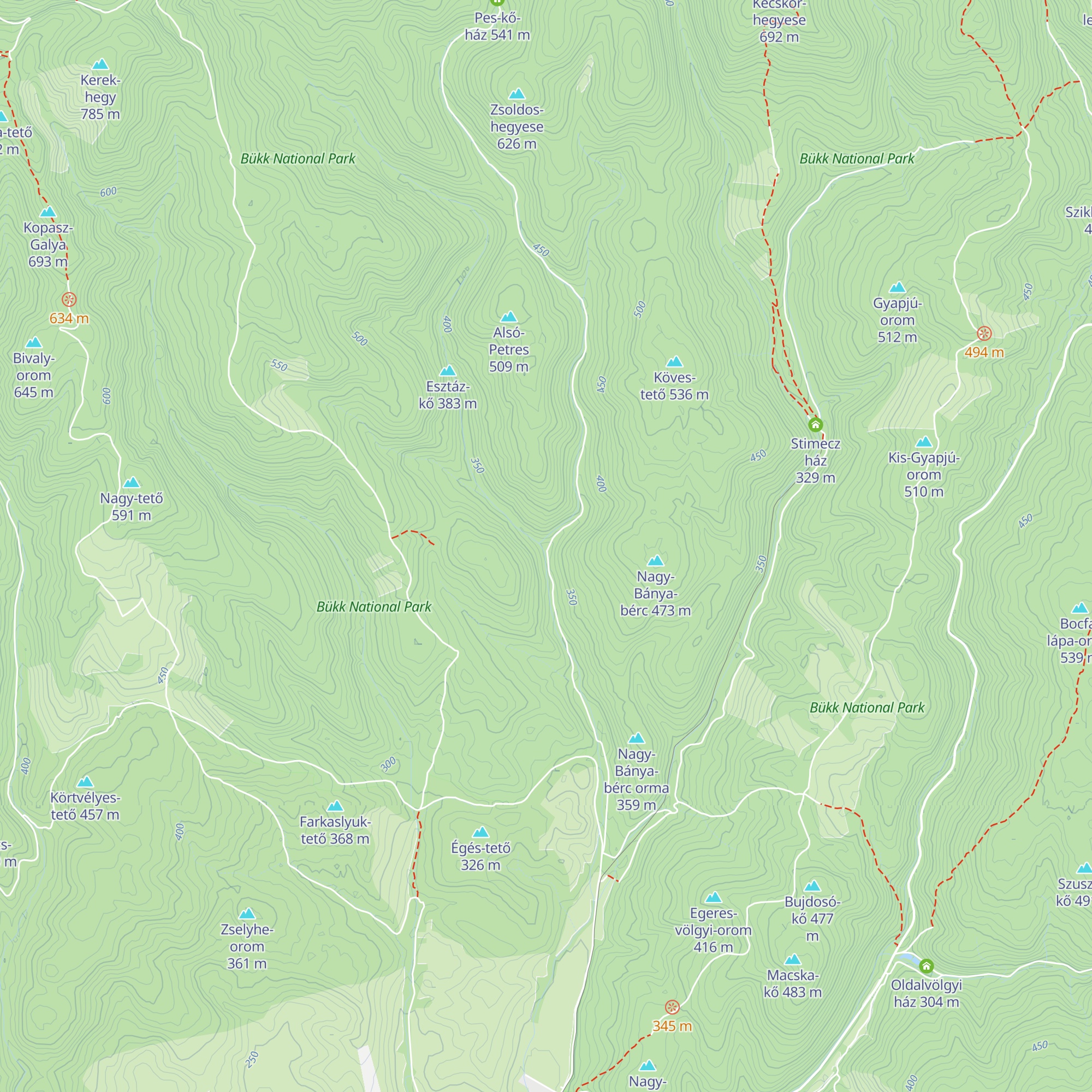 Napsugár kulcsosház map