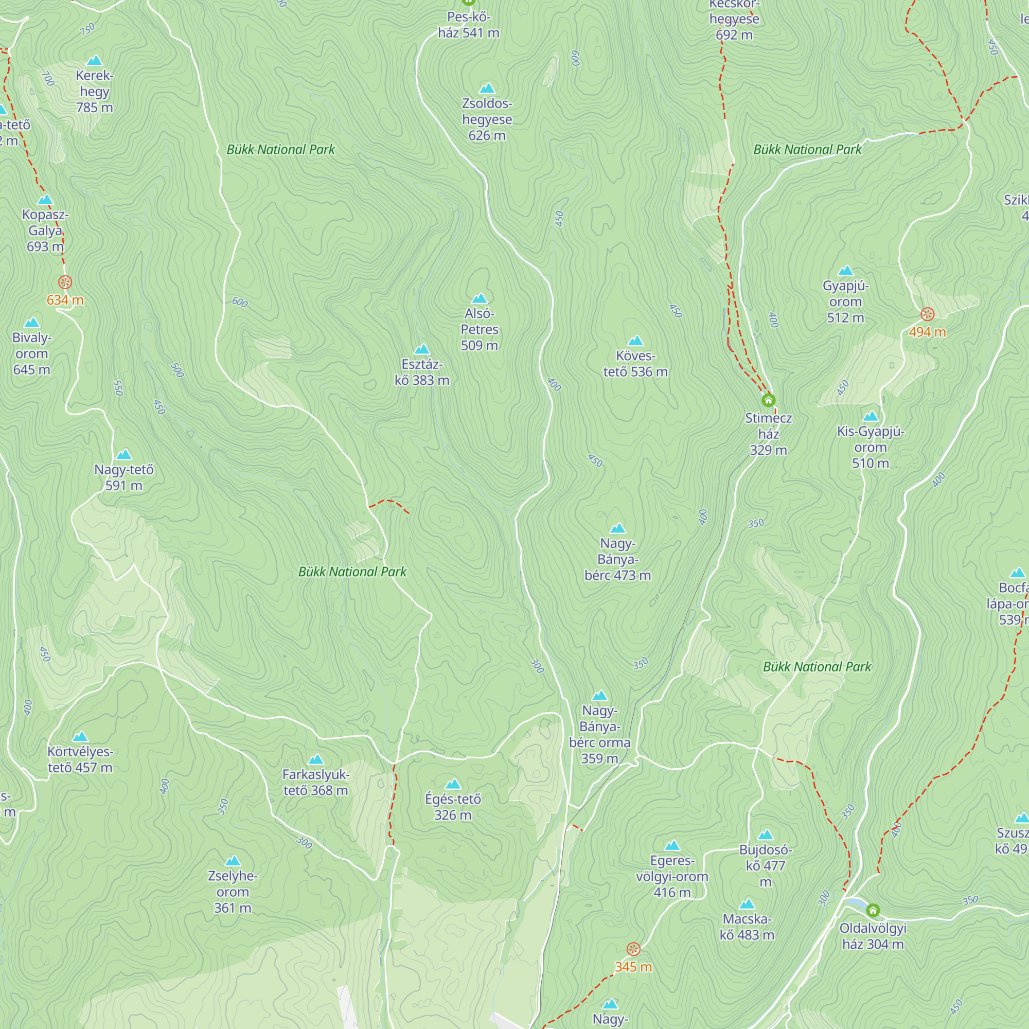 Napsugár kulcsosház map