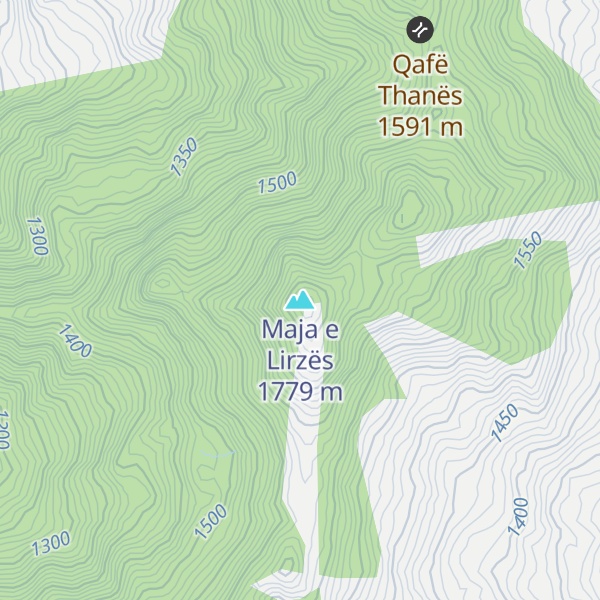 Map of Maja e Lirzës