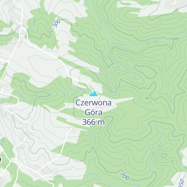 Map of Czerwona Góra