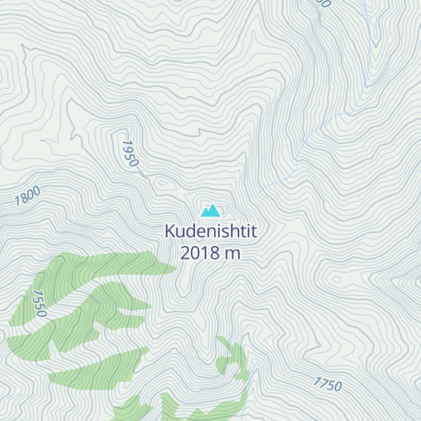 Map of Kudenishtit