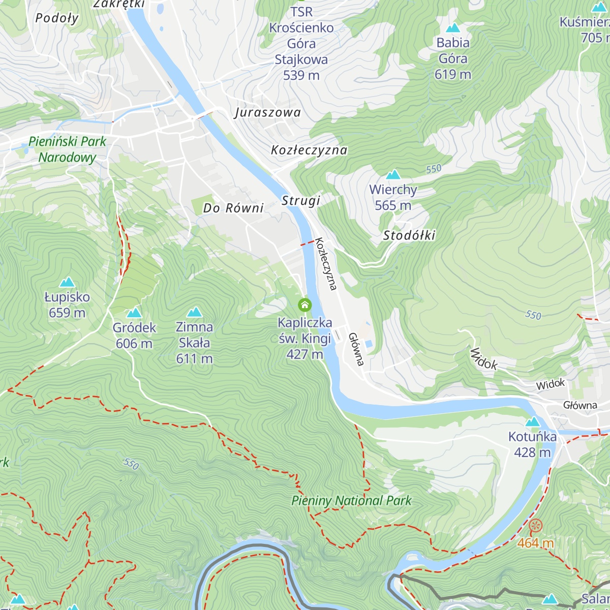 Kapliczka św. Kingi map