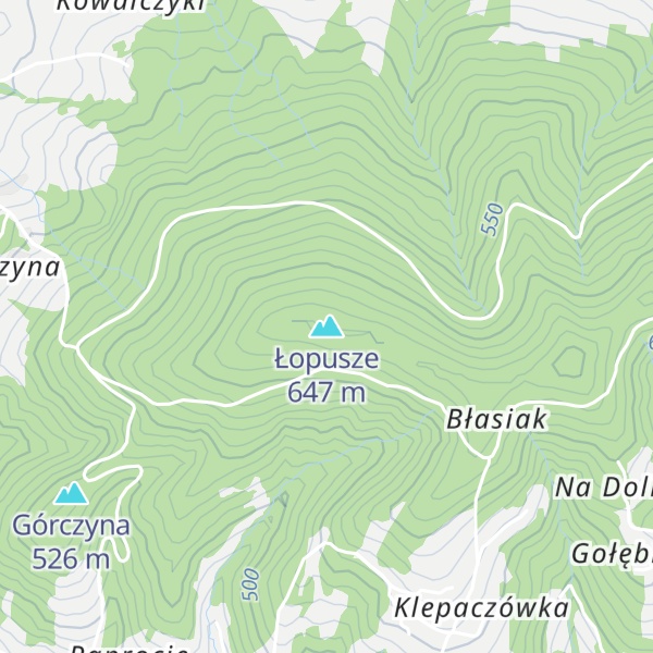 Map of Łopusze