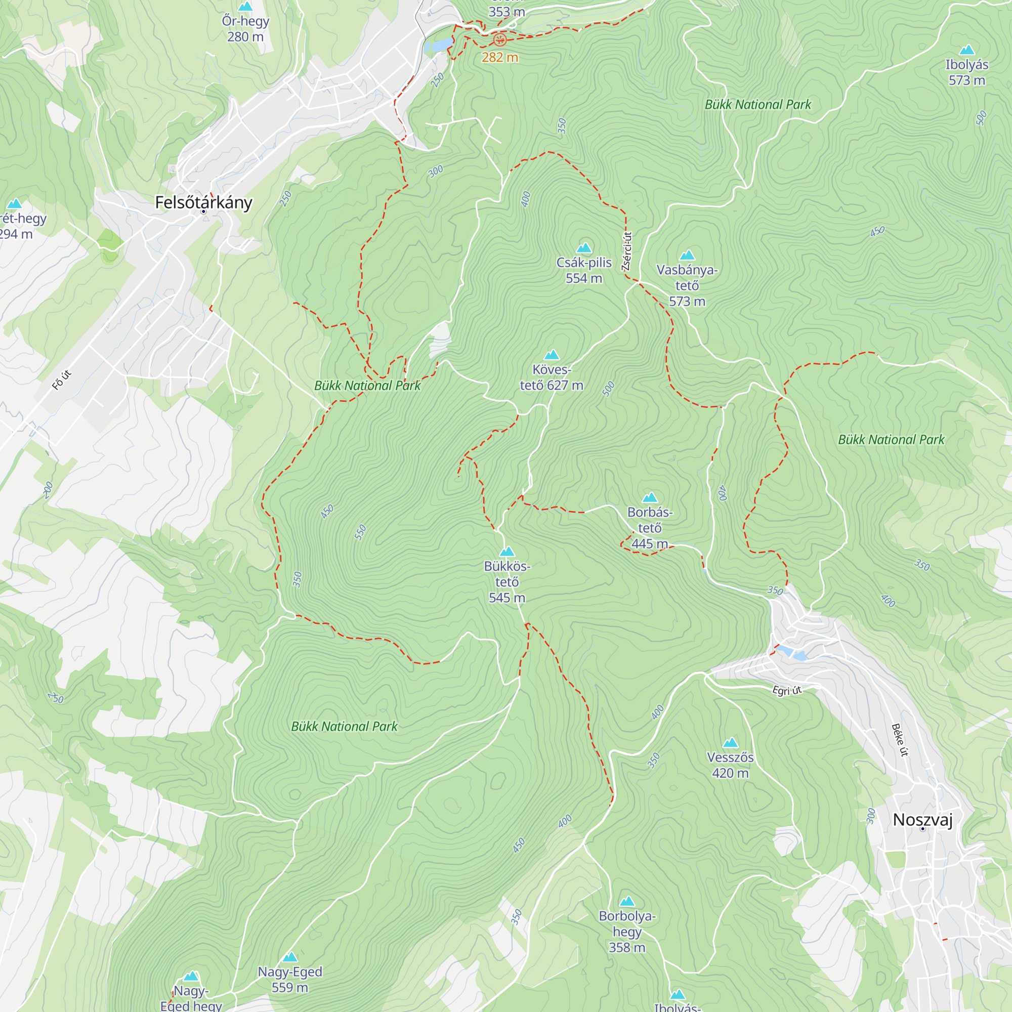 Várhegyi Meteor pihenő map