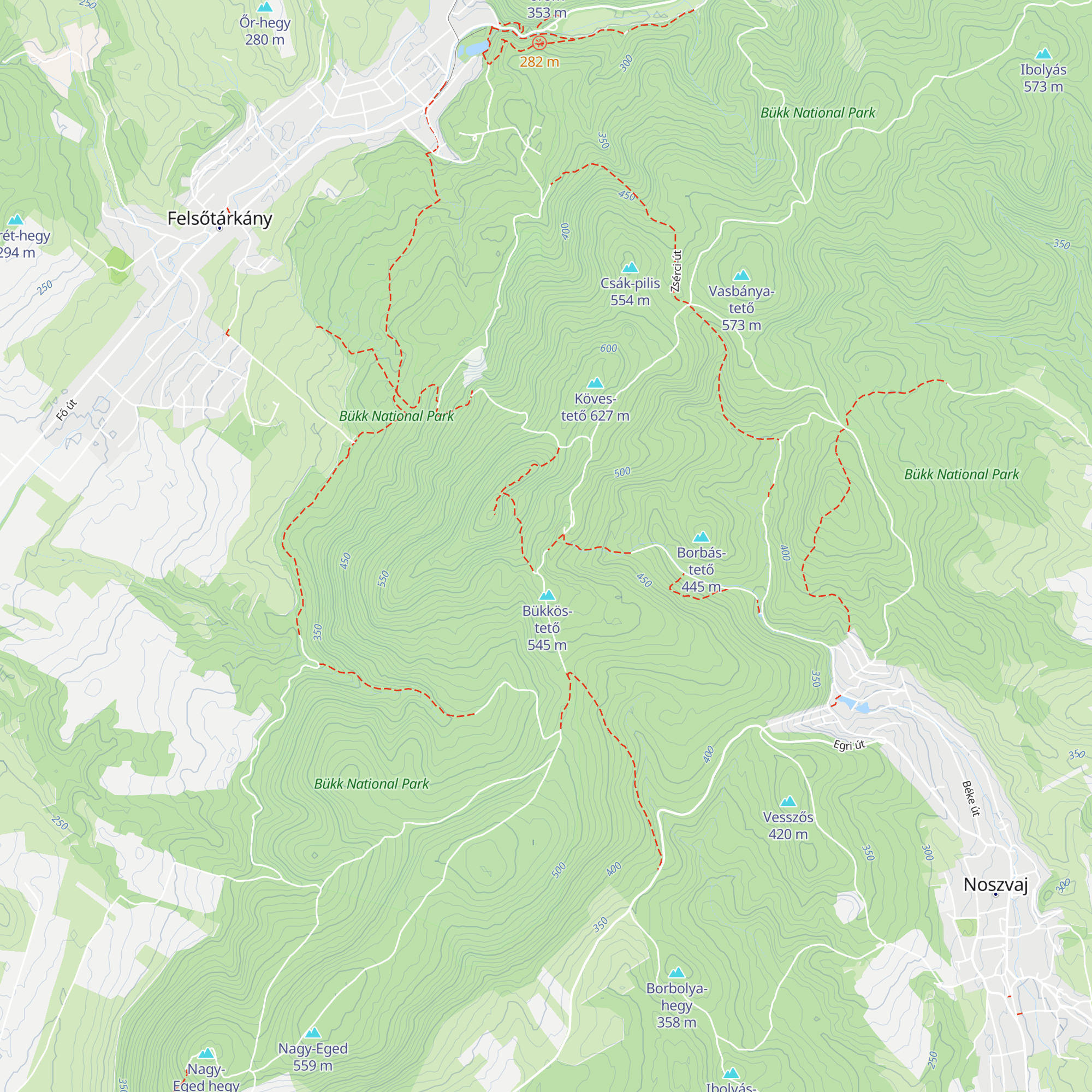 Várhegyi Meteor pihenő map
