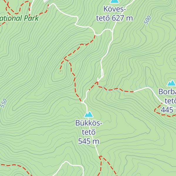 Map of Várhegyi Meteor pihenő