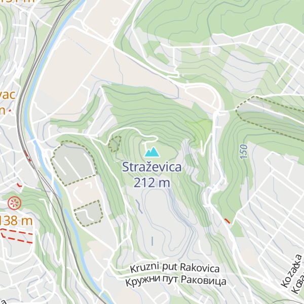 Map of Straževica