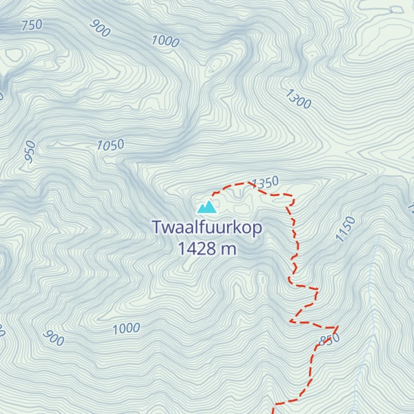 Map of Twaalfuurkop