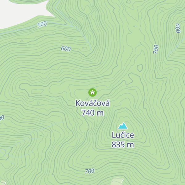Map of Kováčová
