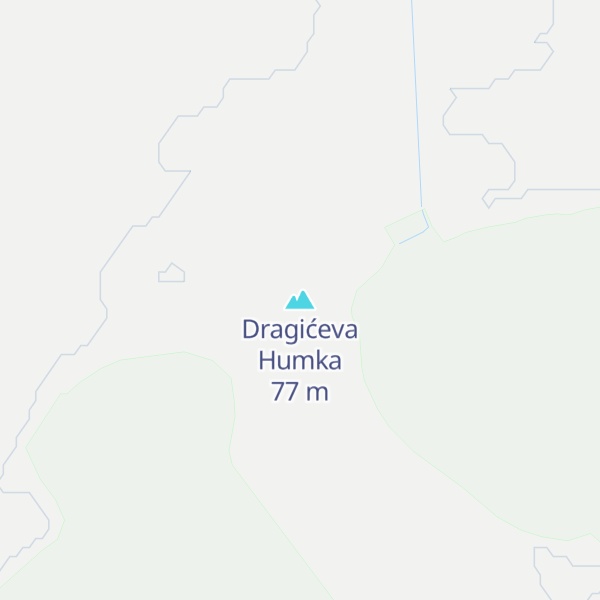 Map of Dragićeva Humka