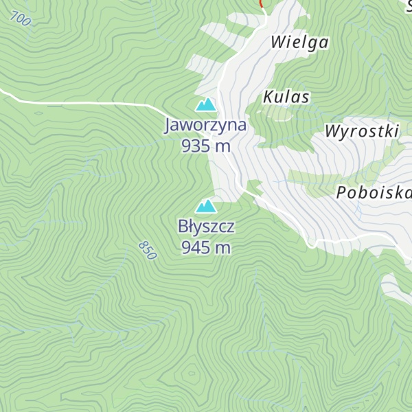 Map of Błyszcz